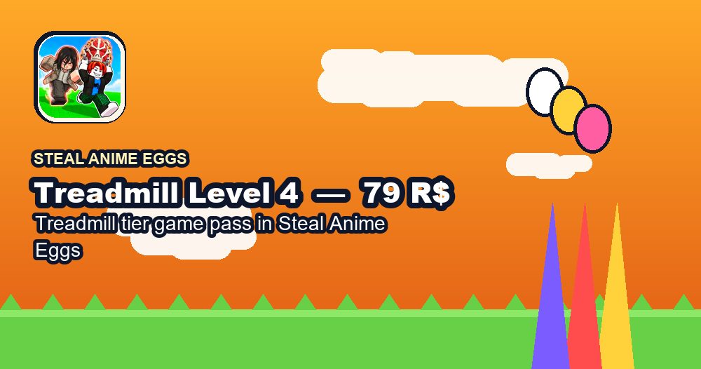Treadmill Level 4 panel